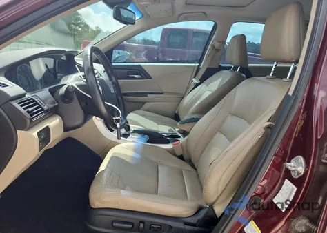 2013 Honda Accord Exl из США, поврежденный, VIN 1HGCR2F80DA213642